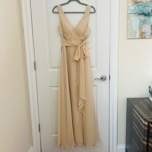 Azazie Alva Dress - Champagne, Size A4 - New with Tags!